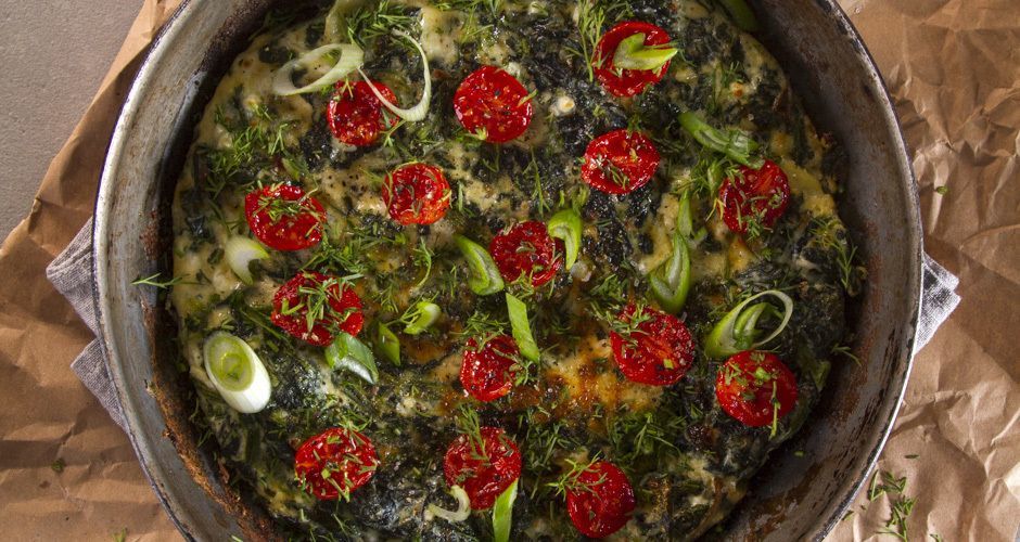 Spinach and Ricotta Omelet
