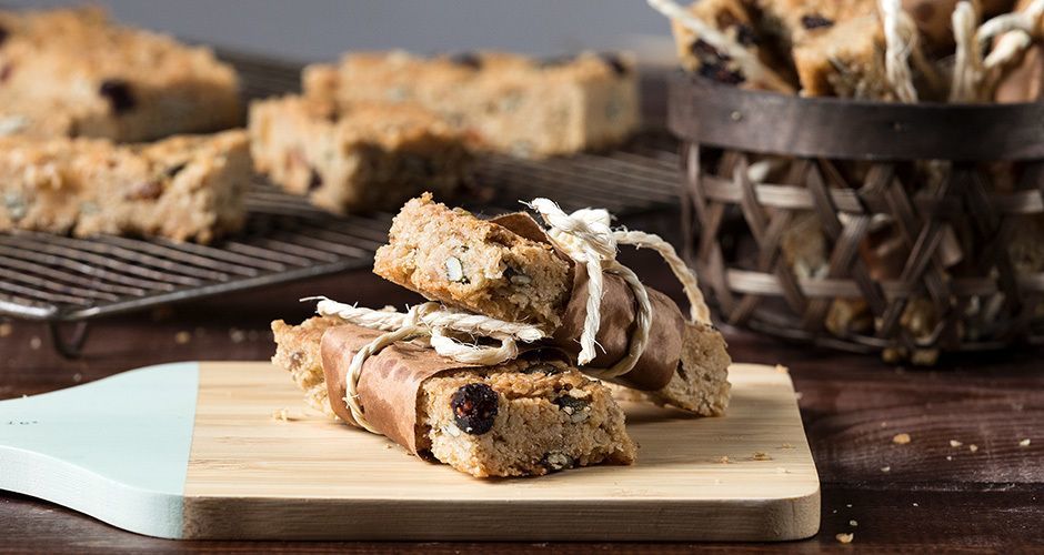 Flapjacks with Apricots and Ginger