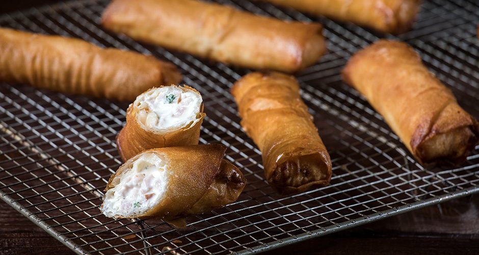 Smoked ham cigars