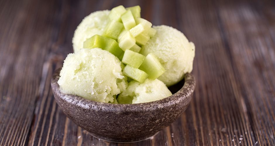 Melon sorbet Recipe Akis Petretzikis