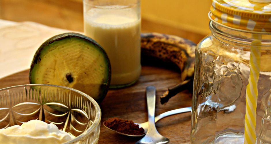 Smoothie με μπανάνα και αβοκάντο