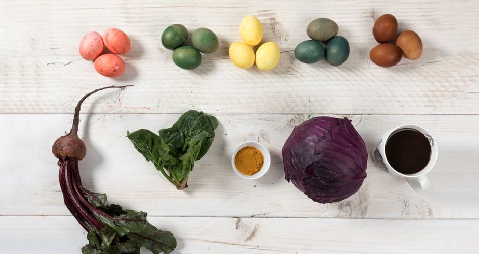 Easter egg dye with turmeric Recipe Akis Petretzikis