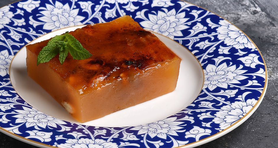 Greek halvah jelly Halvas Farsalon Recipe Akis Petretzikis