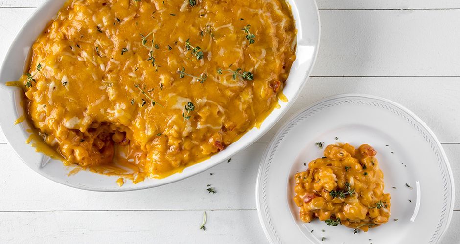 Mac 'n' cheese με ντομάτα