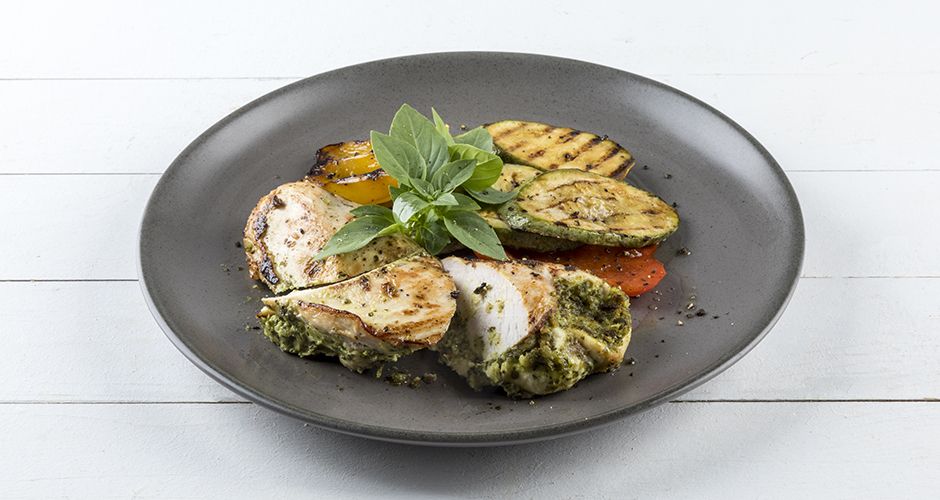 Chicken rolls with basil almond pesto Recipe Akis Petretzikis