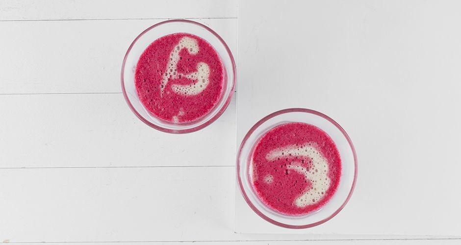 Beetroot latte
