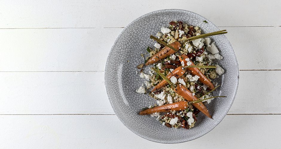Mediterranean millet salad