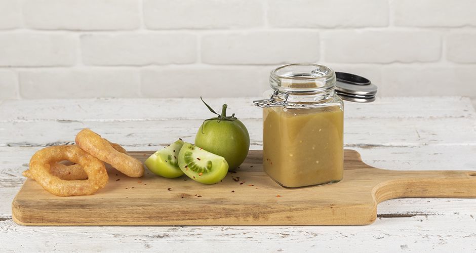 Green tomato ketchup