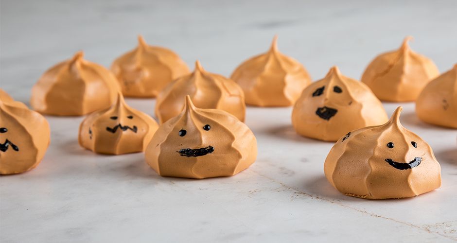 Pumpkin meringues
