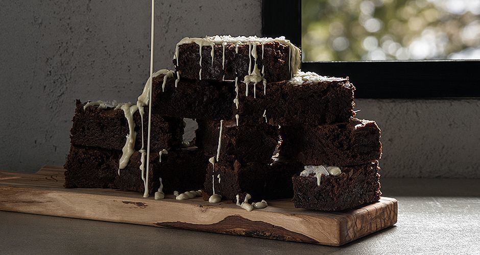 Sea salt chocolate brownies