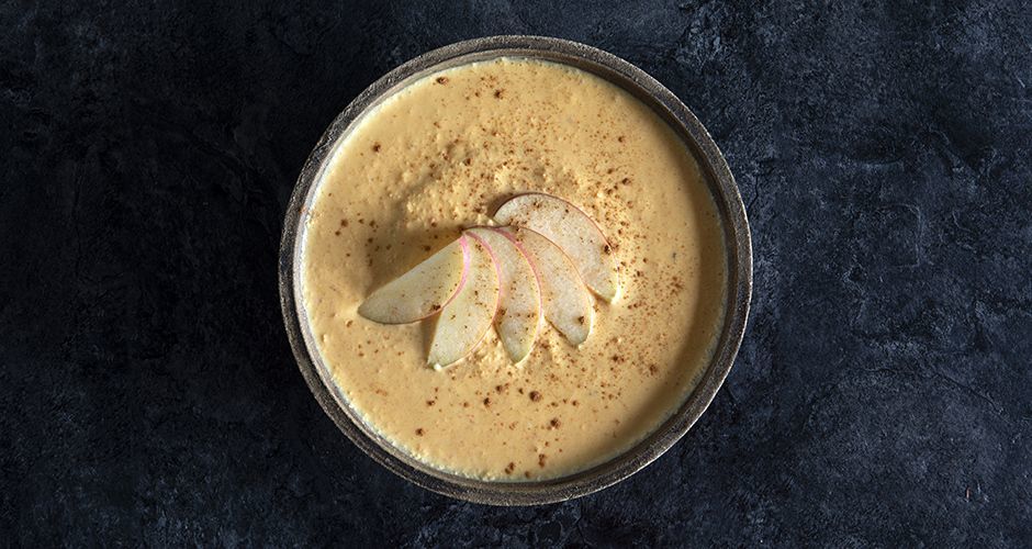 Carrot and apple yogurt