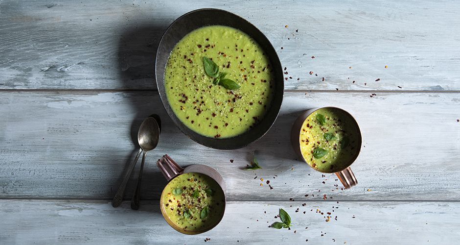 Gazpacho με κολοκυθάκια