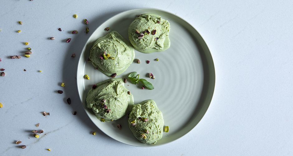 Pistachio gelato