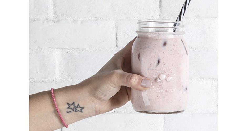 Strawberry kiwi smoothie