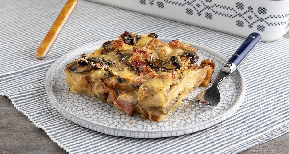 Four-cheese souffle
