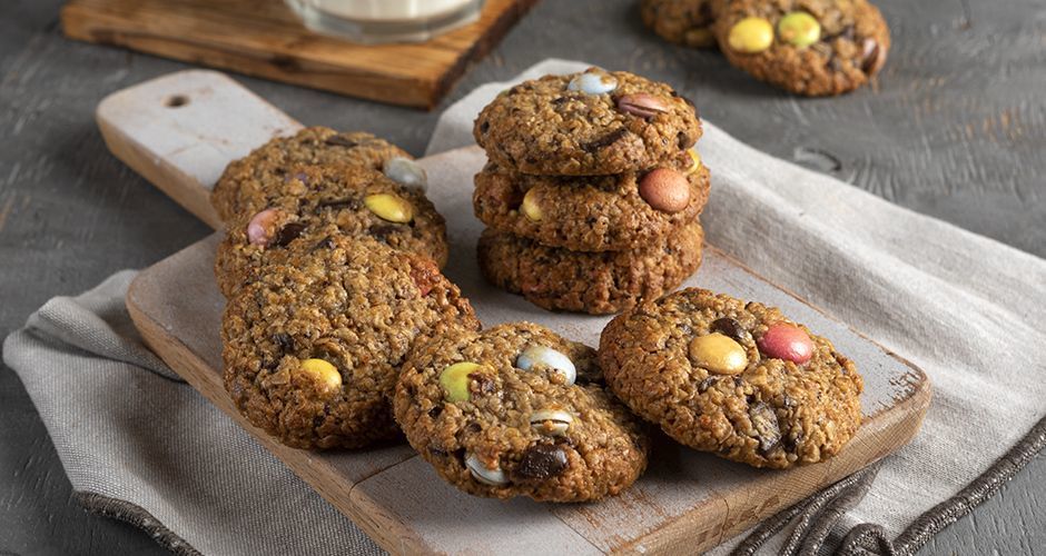 Kids’ oatmeal and chocolate cookies