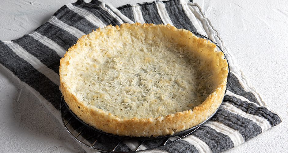 Savory rice tart shell Recipe Akis Petretzikis