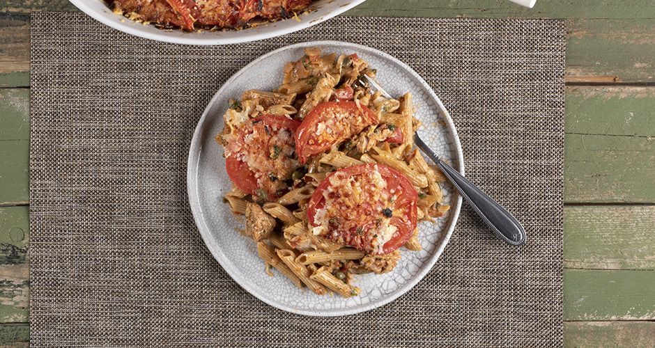 Tuna pasta bake