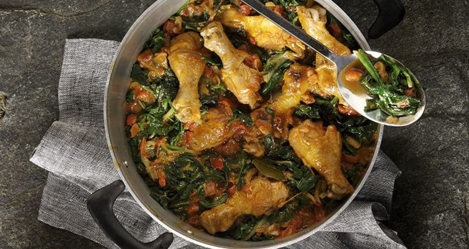 Chicken and Collard Greens Stew