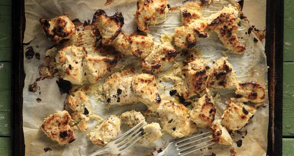 Buttermilk and Tahini Roast Chicken