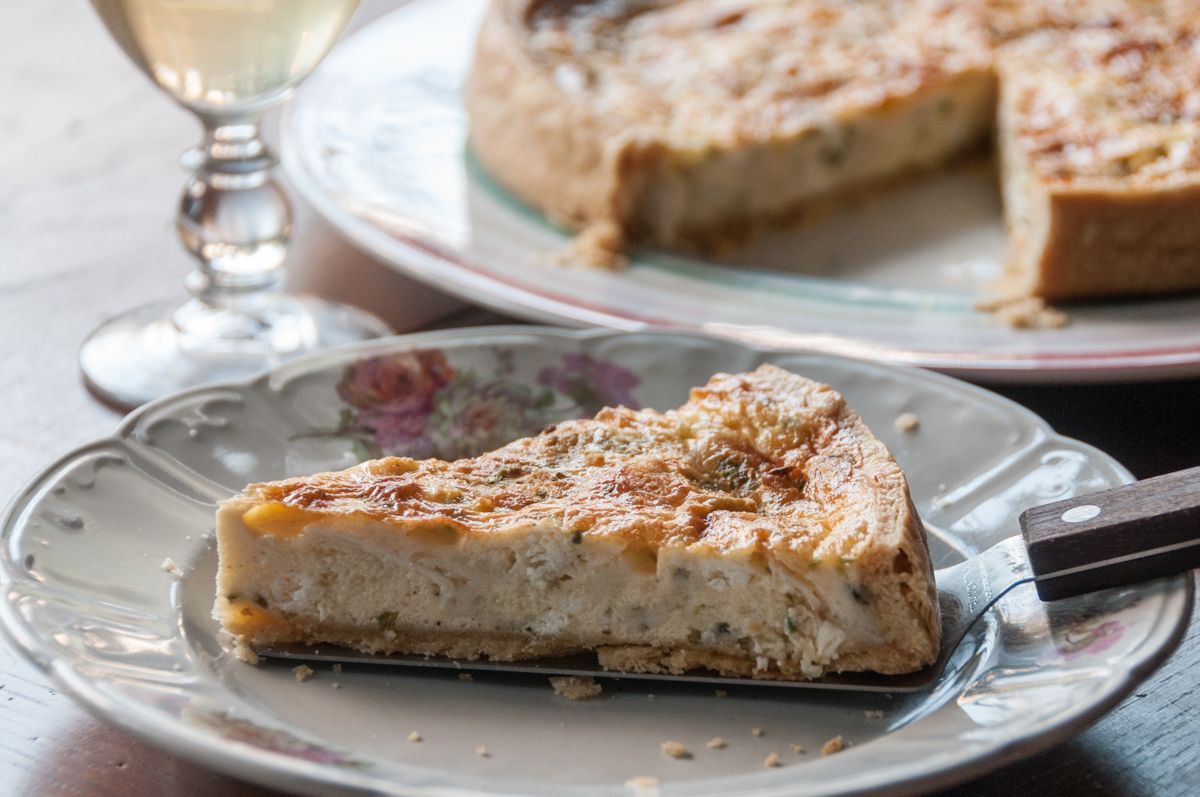 Goat Cheese Tart Recipe | Akis Petretzikis