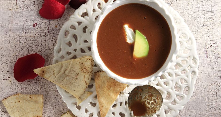 Spicy Tomato and Chocolate Soup