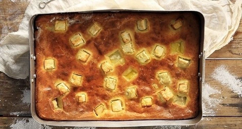Savory Cheese Yogurt and Flour Pie