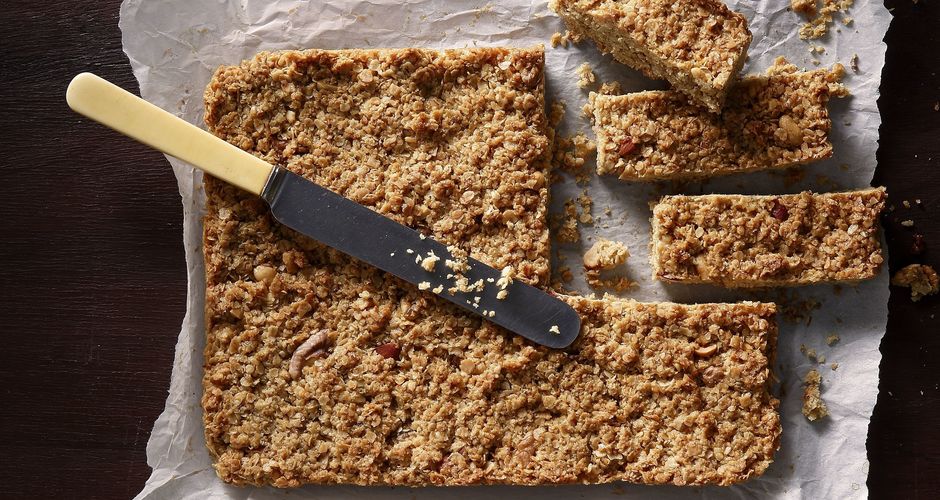 Nuts and Orange Oat Bars