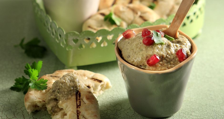 Baba Ghanoush with paprika
