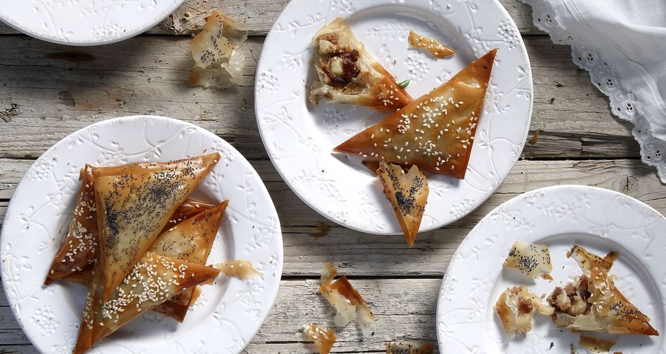 Halvah and Apple Turnovers