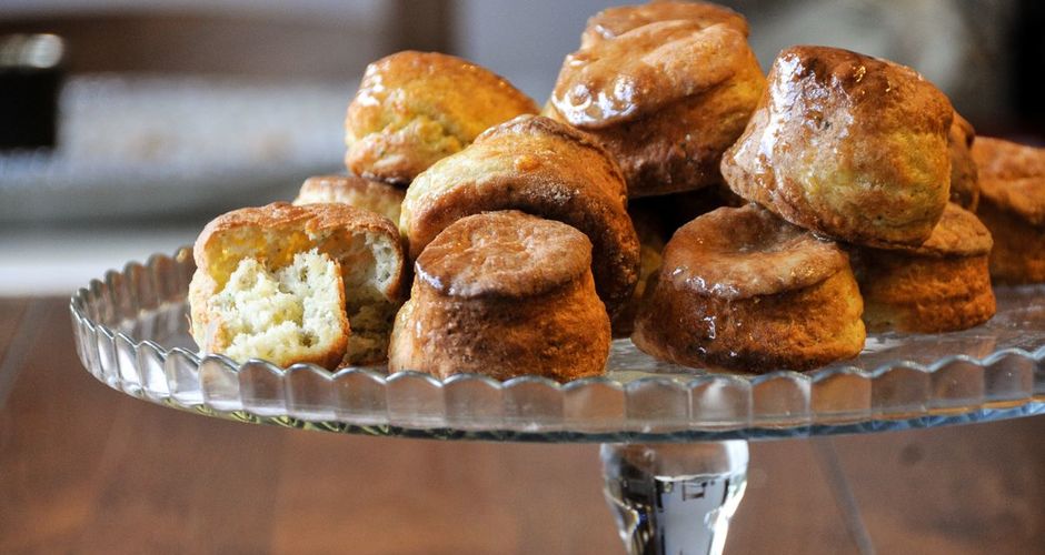 Dill and Haloumi Biscuits