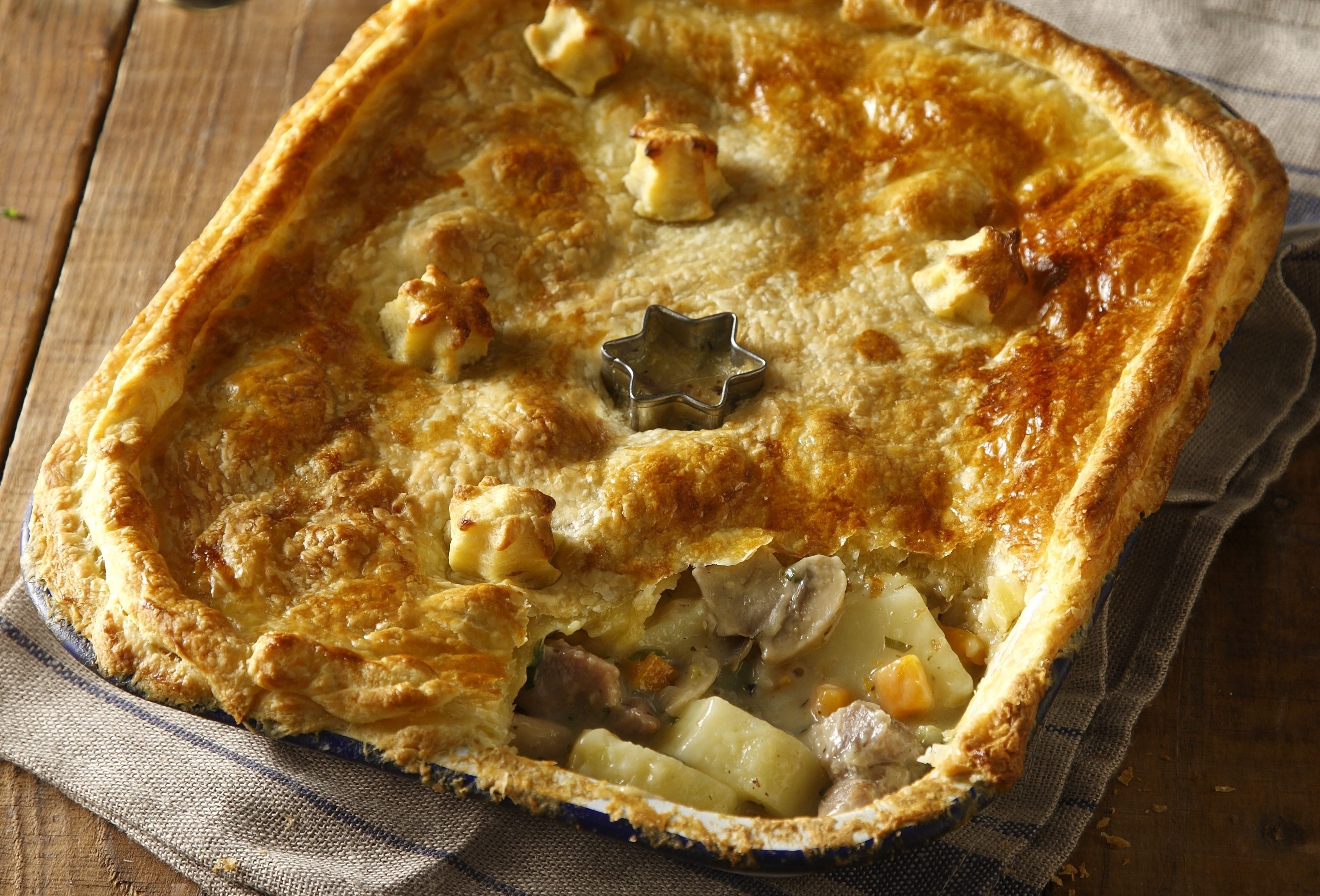 English Pork and Vegetable Pie Recipe Akis Petretzikis