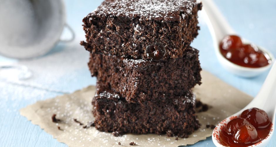 Chocolate and Cherry Brownies
