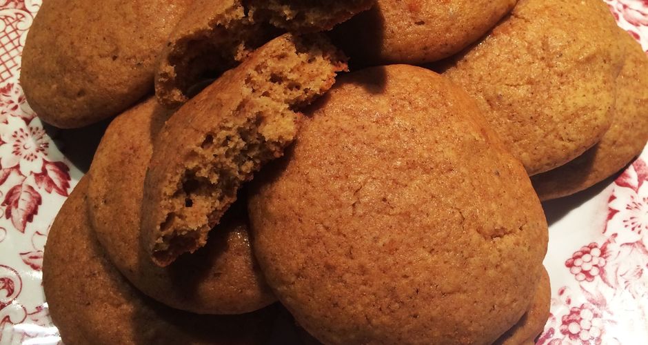Μαλακά Cookies με κολοκύθα