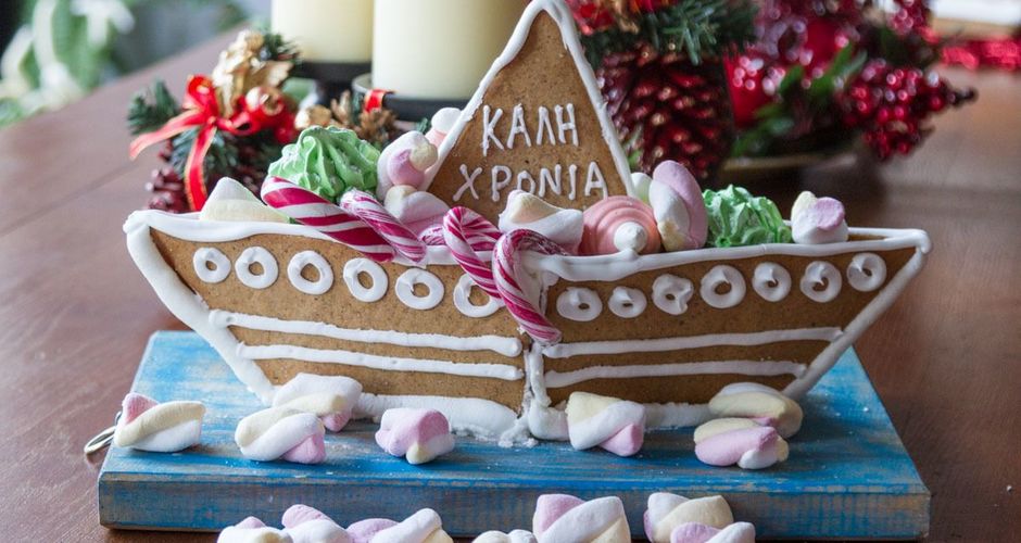 Gingerbread Christmas Boat