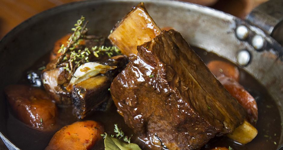 Baby Back Ribs with a Black Beer Prune Sauce