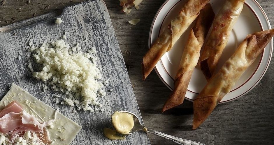 Prosciutto Phyllo Pastry Cigars
