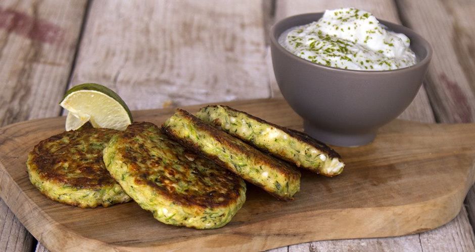 Greek zucchini fritters -image