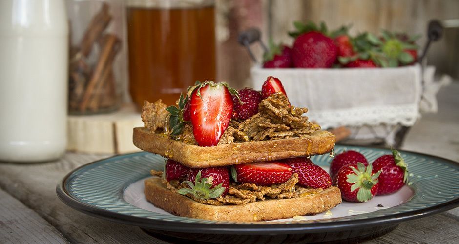 French Toast with cereal