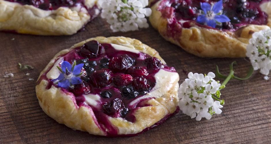 Cream Cheese and Blueberry Tartlets