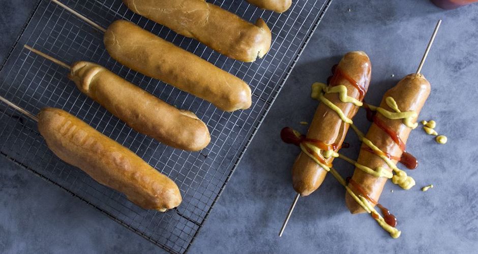 Oven Baked Corn Dogs