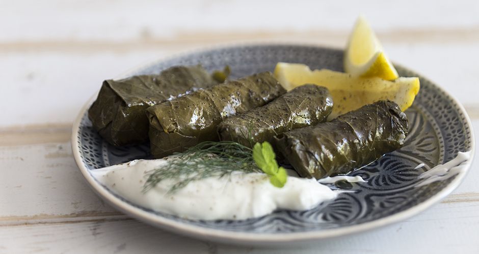 Greek Dolmades - Stuffed Vine Leaves -image