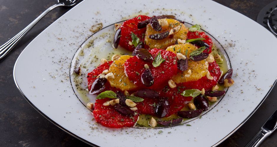 Citrus Salad with Hazelnuts