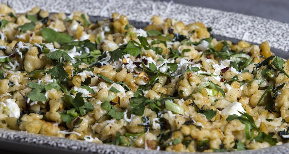 Homemade Macaroni with Feta