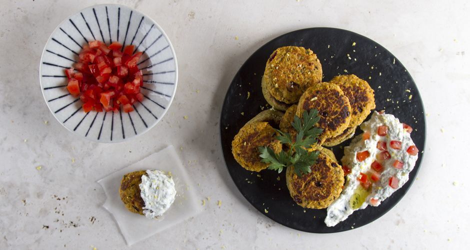 Sweet Potato and Cranberry Falafel