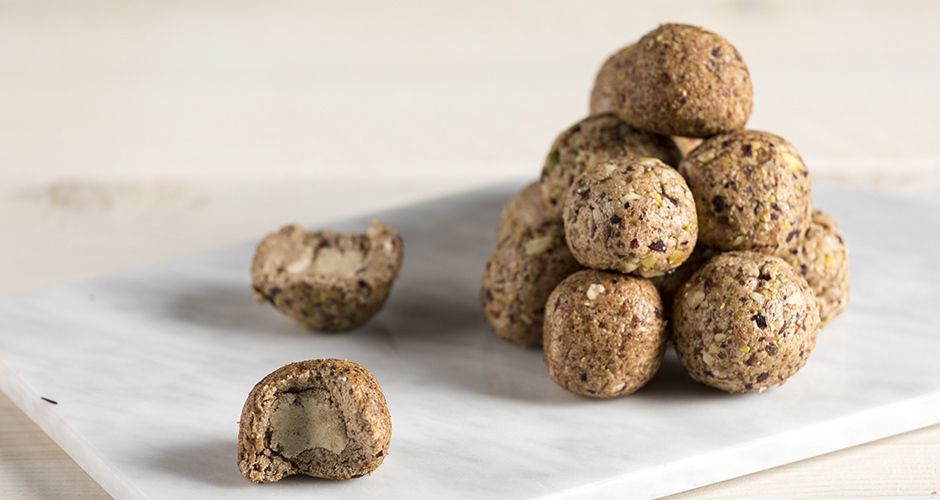 Halvah truffles Recipe Akis Petretzikis