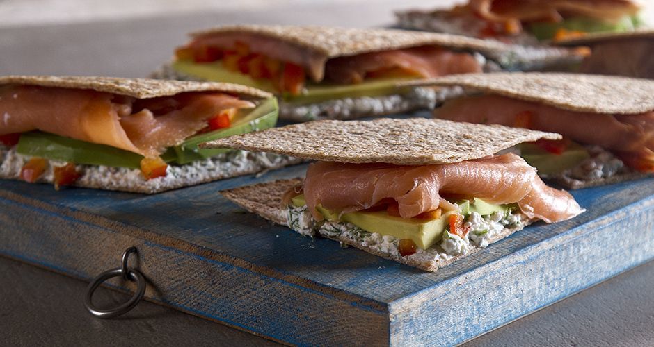 Salmon Avocado Whole Wheat Quesadillas